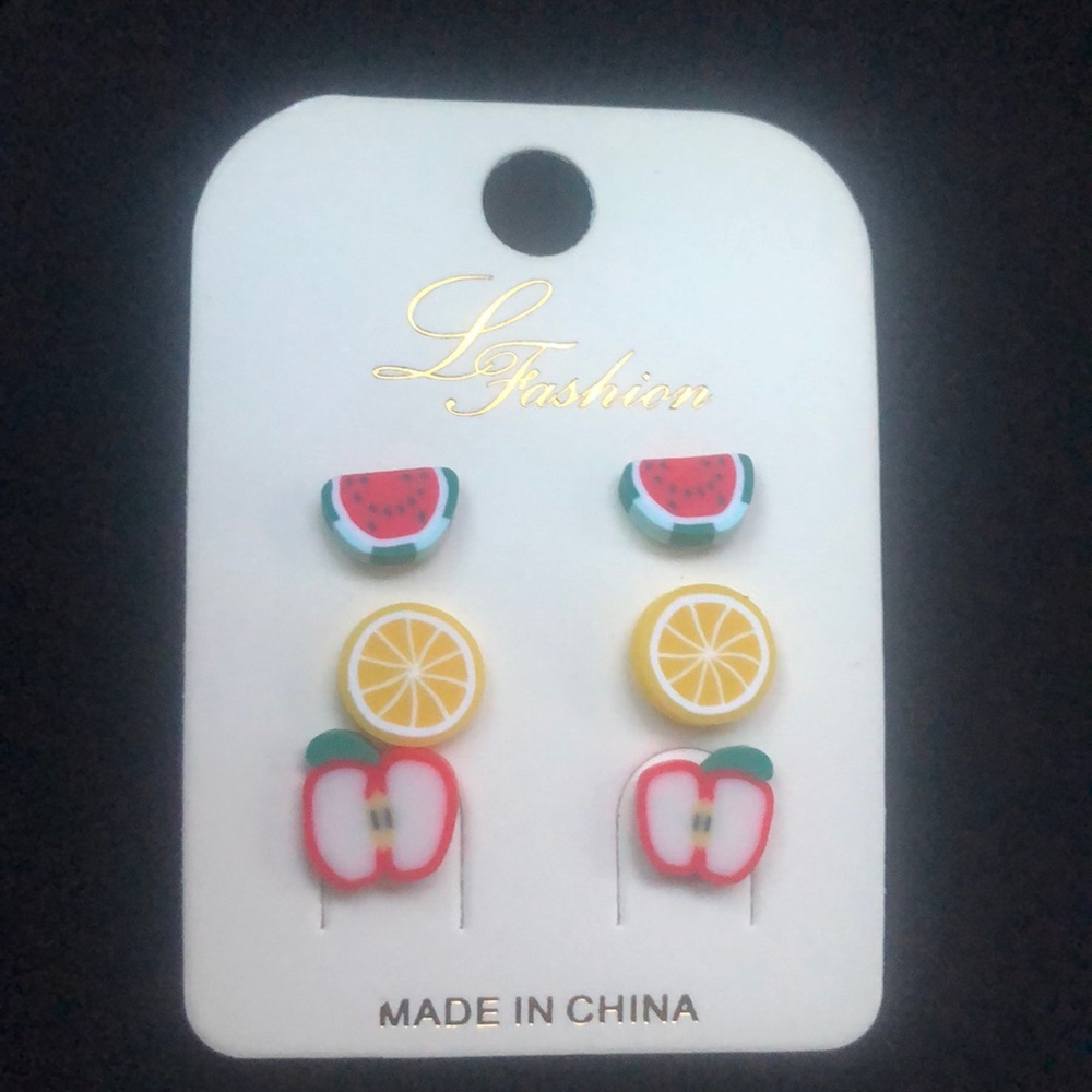 Fruit Stud Earrings